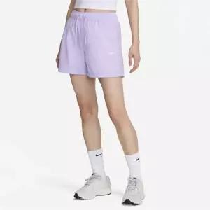 [하프클럽/나이키]나이키 우먼즈 NSW 에센셜 하이라이즈 우븐 쇼츠 팬츠 반바지 바이올렛 미스트