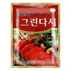 빠르미쇼핑 두원 쇠고기 골드 그린다시 2kg 쇠고기 다시다 분말 조미료