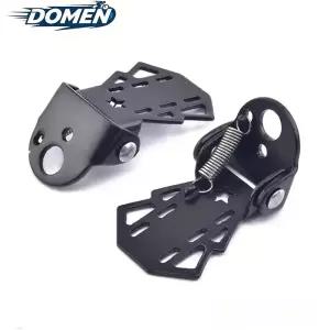 DOMEN 자전거 뒷좌석 발판 MTB 논슬립 페달 뒷바퀴 장착 접이식 사이클링 액세서리