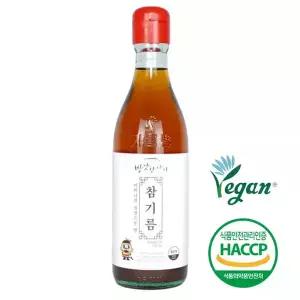 방앗간아이 고소한 100% 통참깨 착한참기름 350ml 비건참기름