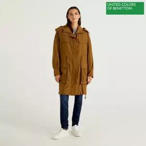 베네통 [아울렛] Hooded bomber jacket 1F_2JUY536Q5_11Q