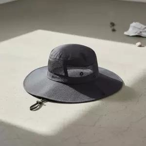 K2 Safety 남성 여름 챙넓은 메쉬 버킷햇 등산 낚시 작업용 모자