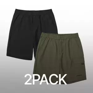 [2PACK] 몽벨 남성 퍼포먼스L 밴딩 5부 팬츠
