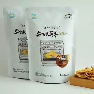 국산 콩으로 만든 수제 두부과자 110g x 6봉