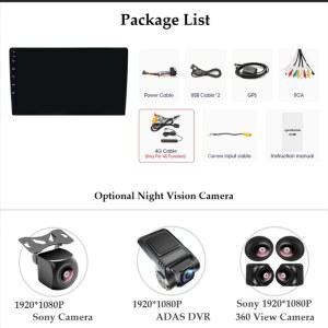 호환 차량용 라디오 멀티미디어 플레이어 안드로이드 오토 카플레이 유닛 차이 주문 DVD JJW