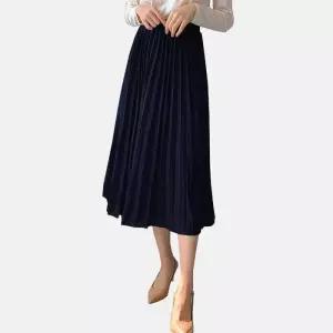 [레이나][레이나] 페이티 롱 플리츠 스커트