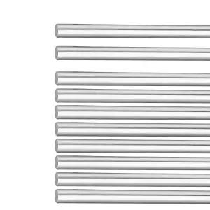 10pcs/팩 8mm x 선형 모션 로드 샤프트 가이드 3D 프린터 및 CNC 기계용 스틸 직경 / 3.937인치