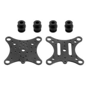 드론액세서리 DJI 팬텀 1 2 FPV 드론용 고무 볼 탄소 섬유 방진 쿼드콥터 짐벌 거치대 걸이 걸게 휴대폰 스