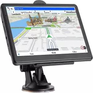 자동차용 GPS 내비게이터 최신 2026 지도 7인치 터치스크린 256-16GB 음성 회전 방향 안내 지원 속도 및
