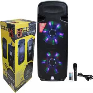 블루투스가 내장된 Absolute MrDj PSBAT6200 듀얼 5인치 4000W 최대 전력 스피커
