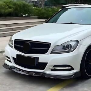 메르세데스 벤츠 C 클래스 W204 2011-2014 튜닝 액세서리용 바디 키트 프론트 에어 댐 범퍼 립 스플리터 디