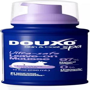 DOUXO 스킨 코트 SPA - 고양이를 위한 초안전 저스트레스 레시 온 무스 10파운드 깨끗하고 상쾌하며