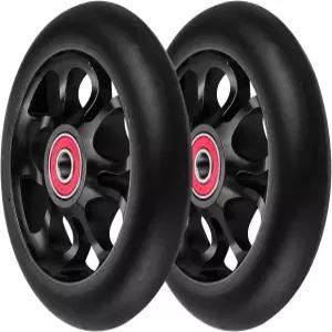 2Pcs 110mm 프로 스쿠터 휠 Abec 9 베어링 장착 MGP/Razor/Lucky Envy/Vokul Pro 교체