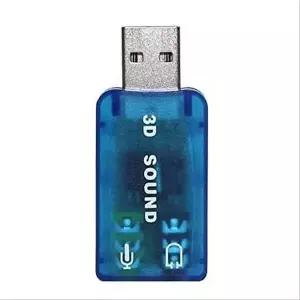[COMS]USB 사운드카드 5.1채널 오디오 컨버터 입출력 포트-WD534FF