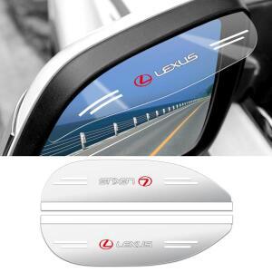 2pcs 자동차 사이드 사이드 미러 레인 보드 눈썹 커버 투명 스티커 Lexus LS IS350 ES300h NX350h