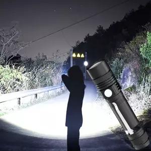 2만루멘 LED 후레쉬 랜턴 충전 손전등 써치라이트캠핑용 LED램프 작업등 캠등 미니