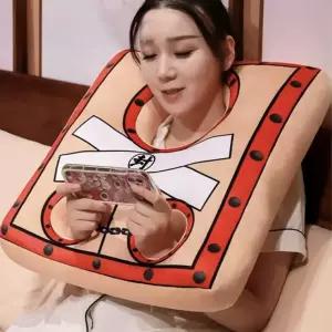 죄인 방석 머리 손 넣는 체험 쿠션 웃긴 파티 선물
