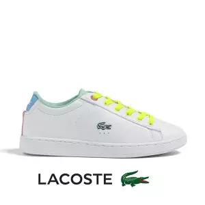 매장정품 라코스테 [토박스]라코스테 아동 스니커즈 운동화 키즈 카나비123 화이트 그린 LAKCD1TSCA11 WGN