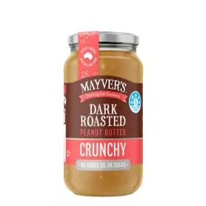 메이버스 다크 로스트 땅콩버터 크런치 375g Mayvers Crunchy Dark Roast Natural Peanut Butt 375g