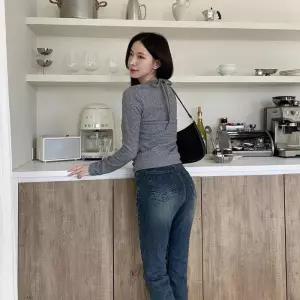 [옷자락]여성 홀터넥 셔링 레이어드 탑 세트 반지 셋업