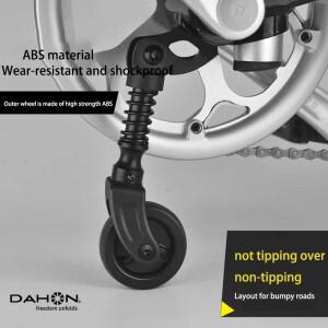 DAHON 자전거 지원 랜딩 기어 자전거 세 번째 바퀴 쉬운 휠 부스트 보조 휠 푸시 자전거 액세서리
