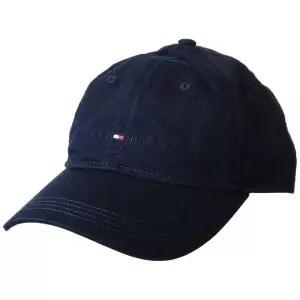 Tommy Hilfiger 남성용 면 로고 조절 가능한 야구 모자, 스카이 캡틴 토널 186752