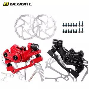BLOOKE 자전거 디스크 브레이크 MTB 기계식 캘리퍼 디스크 브레이크 전기 E 스쿠터 기계식 우측 캘리퍼 160