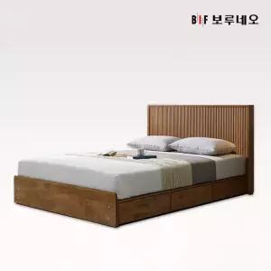 앳홈 몽베르 템바보드 서랍수납 침대 프레임 SS (패널,매트 미포함)