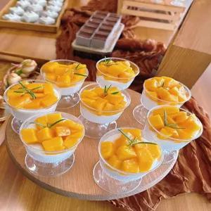 파르페 컵 용기 디저트 요거트 젤라또용기 뚜껑별도 일회용 배달 뚜껑 투명 테이크아웃