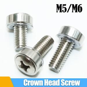 20pset 캐비닛 나사 304 스테인레스 스틸 M5x16 M6x16mm 랙 마운트 케이지 너트 볼트 및 네트워크 서버 섀