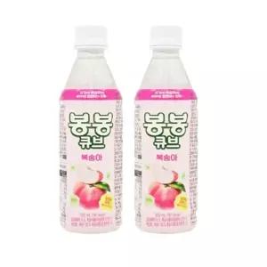 해태 봉봉 큐브 복숭아 350ml 12개입 과즙음료 알갱이