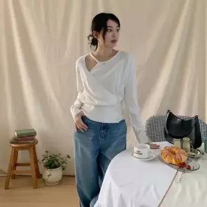 [하프클럽/셀러허브_여성트랜드패션]여성 와이드핏 진 워싱 배기팬츠 바지