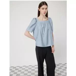 [롯데백화점]씨씨콜렉트 스퀘어넥 셔링 블라우스 C253MSC009
