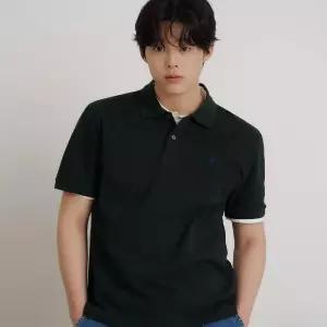 {백화점 정품} 빈폴 멘 [SS26][Essential] 피케 칼라넥 반소매 티셔츠 - 그린 :BC6242E71M