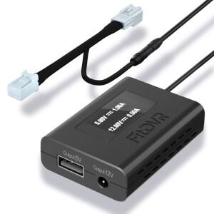 FitDVR 대시캠 어댑터 (10핀) 현대/기아/제네시스용  LED 디스플레이  USB 전원 케이블  차량용 DVR 카메라