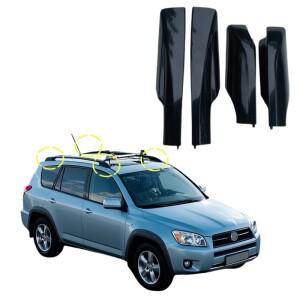 AH912 자동차 루프 랙 커버 도요타 RAV4 2006 ABS 레일 엔드 캡 보호 교체
