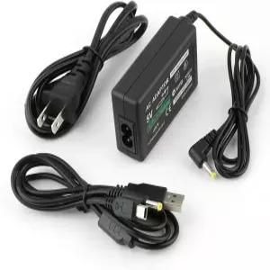 소니 PSP 1000/2000/3000 시리즈/슬림 라이트/1001/2001/3001 충전기 어댑터 전원 코드 교체용 AC