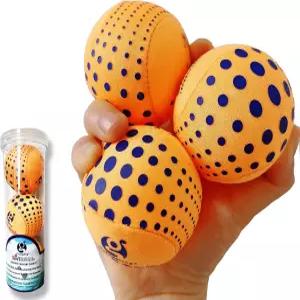 초보자를 위한 DSJUGling 세탁 가능 저글링 볼 60mm 3인치 1개 다기능 세트 3개 워터 스키밍 물 위로