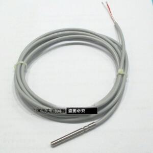 1PC PTC 서미스터 온도 센서 1K 2K 3K 5K 2선 5x45mm 304 프로브