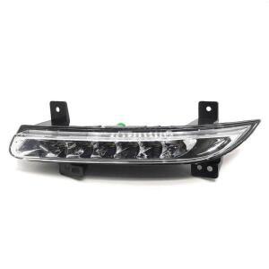 Renault Fluence 2014+ 용 자동차 전면 LED DRL 안개등 운전 램프 주간 주행등 범퍼 램프-A09E