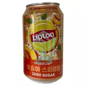 롯데 립톤 제로 복숭아 스파클링 355ml x 12개입