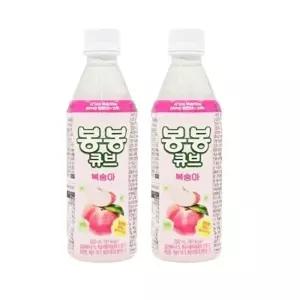 해태 봉봉 큐브 복숭아 350ml 12개입 과즙음료 알갱이