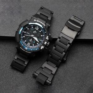 카시오 플라스틱 스틸 프로스트 땀 방지 교체 액세서리 G-SHOCK GA-1000 1100 에어 전투기 GW-A1100 시계