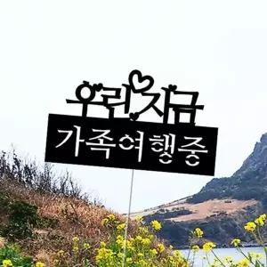 여행토퍼 - 가족여행중 여행토퍼 케이크토퍼 여행피켓 신혼여행토퍼
