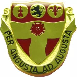 218 야전 포병 또는 ARNG 부대 크레스트 (앙구스타 광고 오거스타 기준)