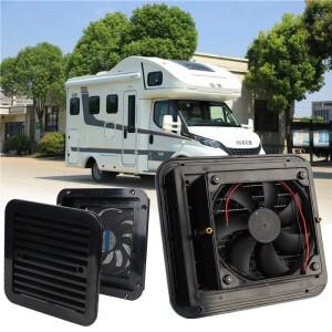 자동차 RV 트레일러 카라반용 무소음 12V 냉장고 환풍구 팬 환기 배기 액세서리 강력한 바람 측면 공기 배