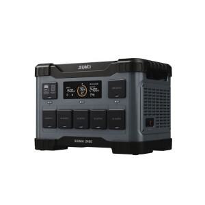 센시 2400W 2150Wh 리튬인산스틸 배터리 휴대용 파워스테이션 백업 110V 순수 사인파 AC 콘센트 태양광 발