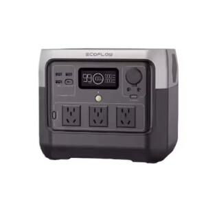 RV 768Wh 휴대용 파워 스테이션 70분 고속 충전 4X800W AC 콘센트 태양광 패널 발전기 MPPT 포트