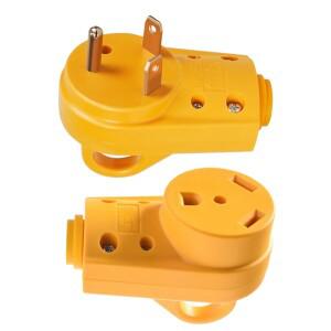 NEMA TT-30P/NEMA TT-30R 표준 RV 전원 시스템용 30A 125V 30암페어 남성 OR 여성 교체 플러그