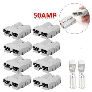 앤더슨 플러그 커넥터  캐러밴 트레일러 태양광 4x4 트럭용  지게차 배터리 50A  6awg  1PC